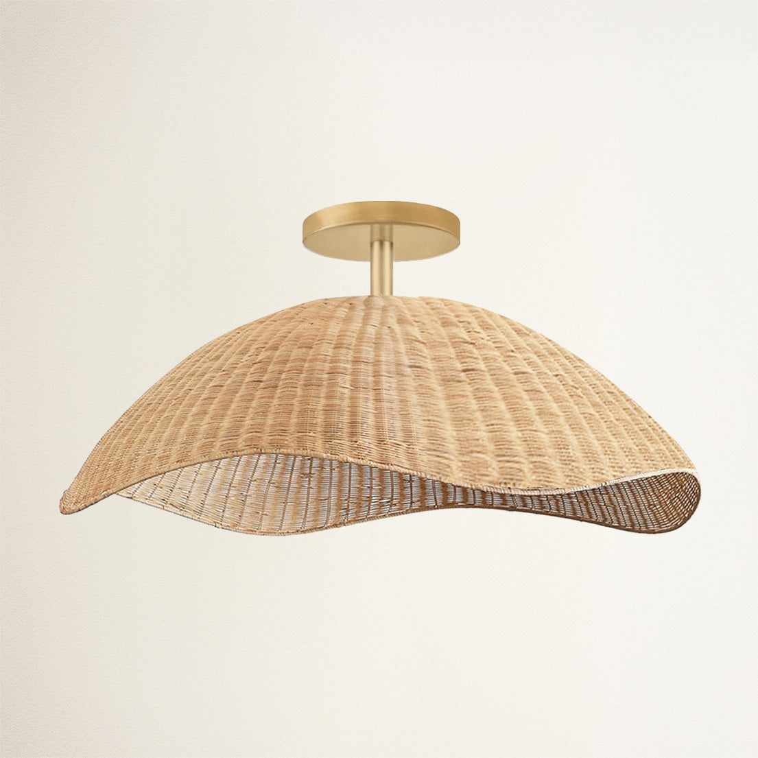 Nana Vermiculate Rattan Pendant Light