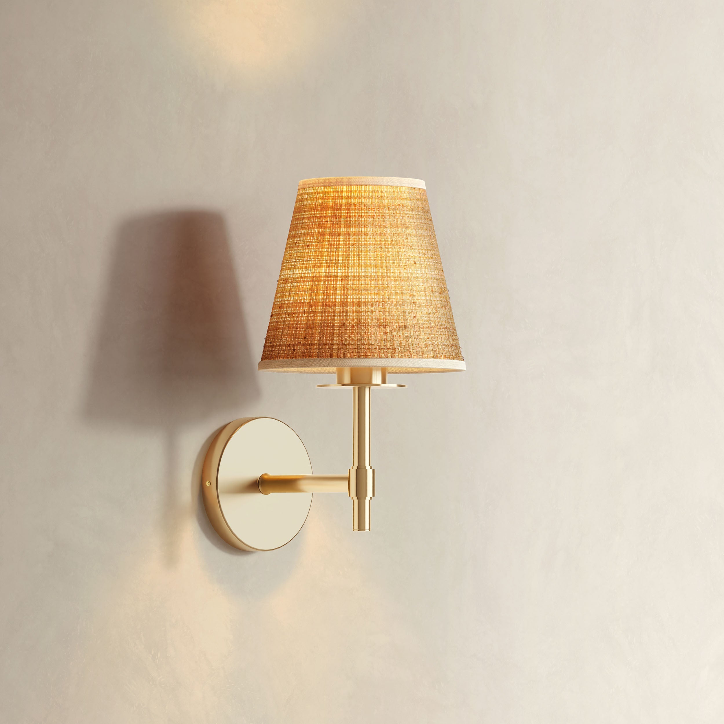 Solenne Clamp Curve Arm Sconce