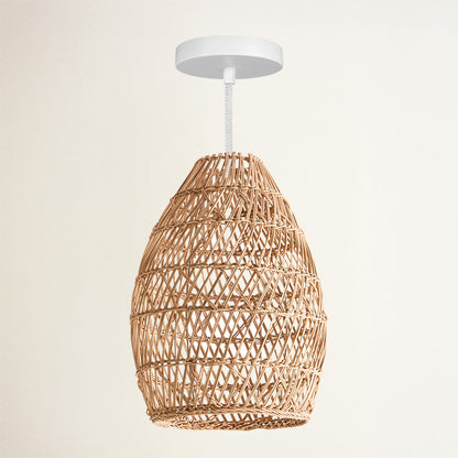 Callie Rattan Pendant Light