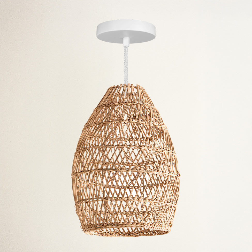 Callie Rattan Pendant Light