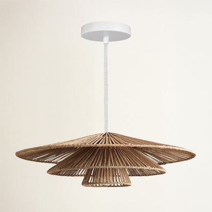 Sammie Tier Rattan Pendant Light