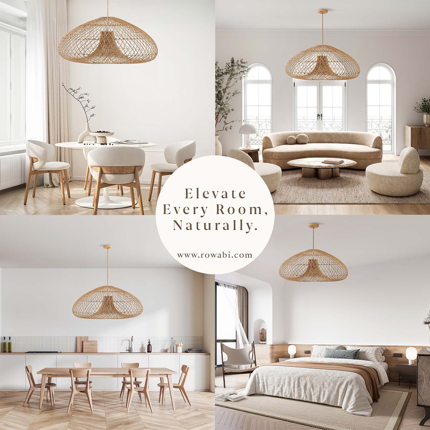 Abyssal Rattan Pendant Light