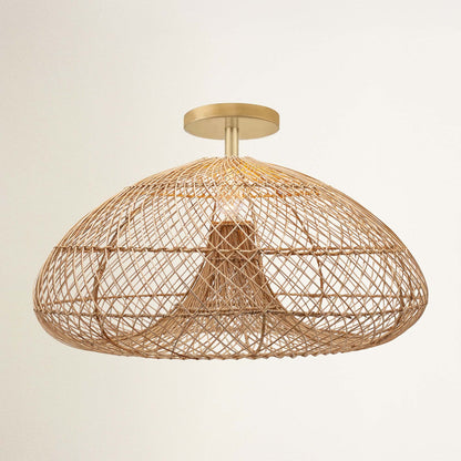 Abyssal Rattan Pendant Light