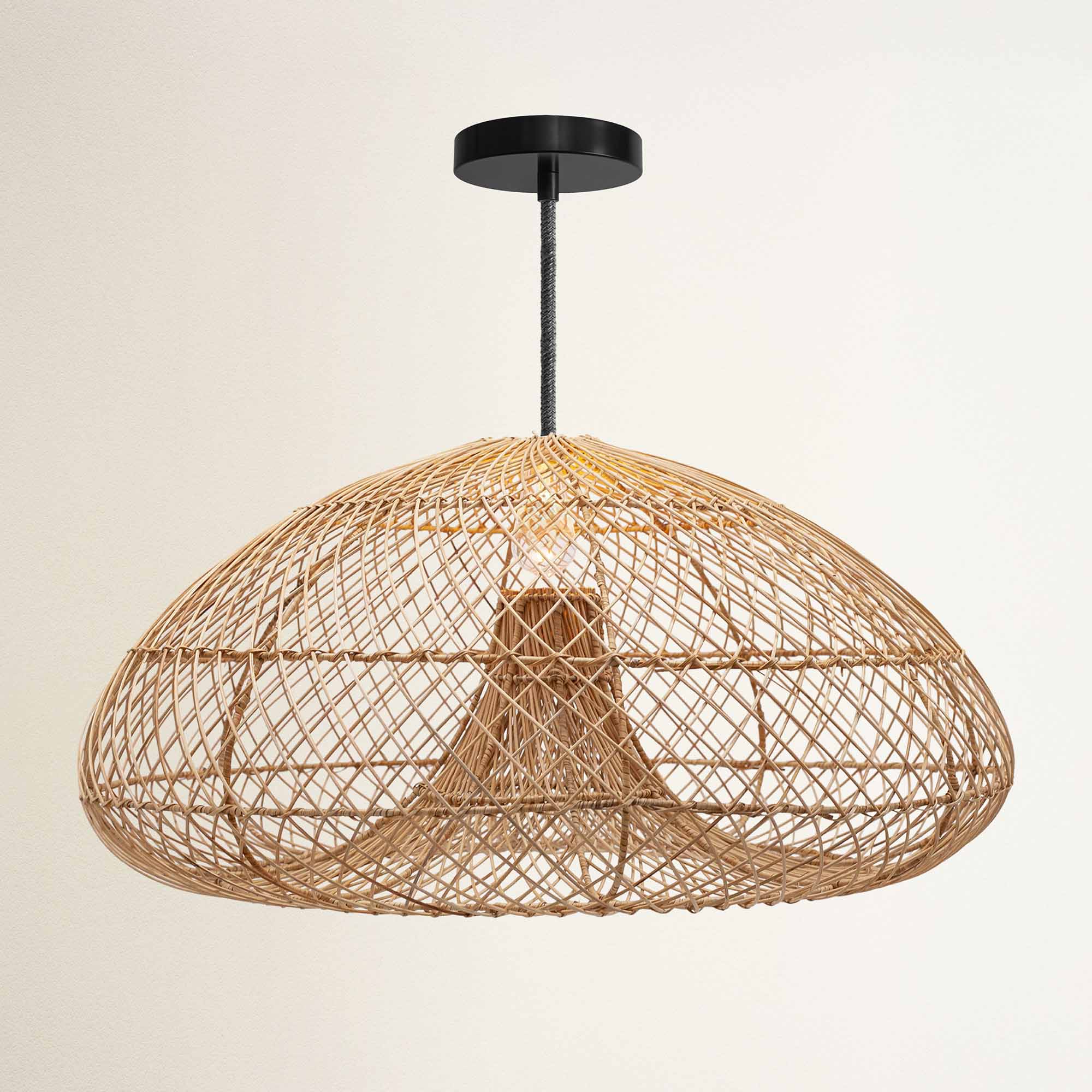 Abyssal Rattan Pendant Light