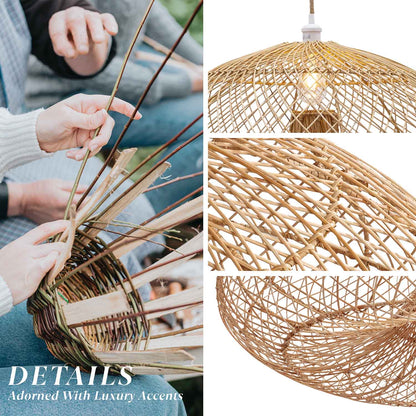 Abyssal Rattan Pendant Light