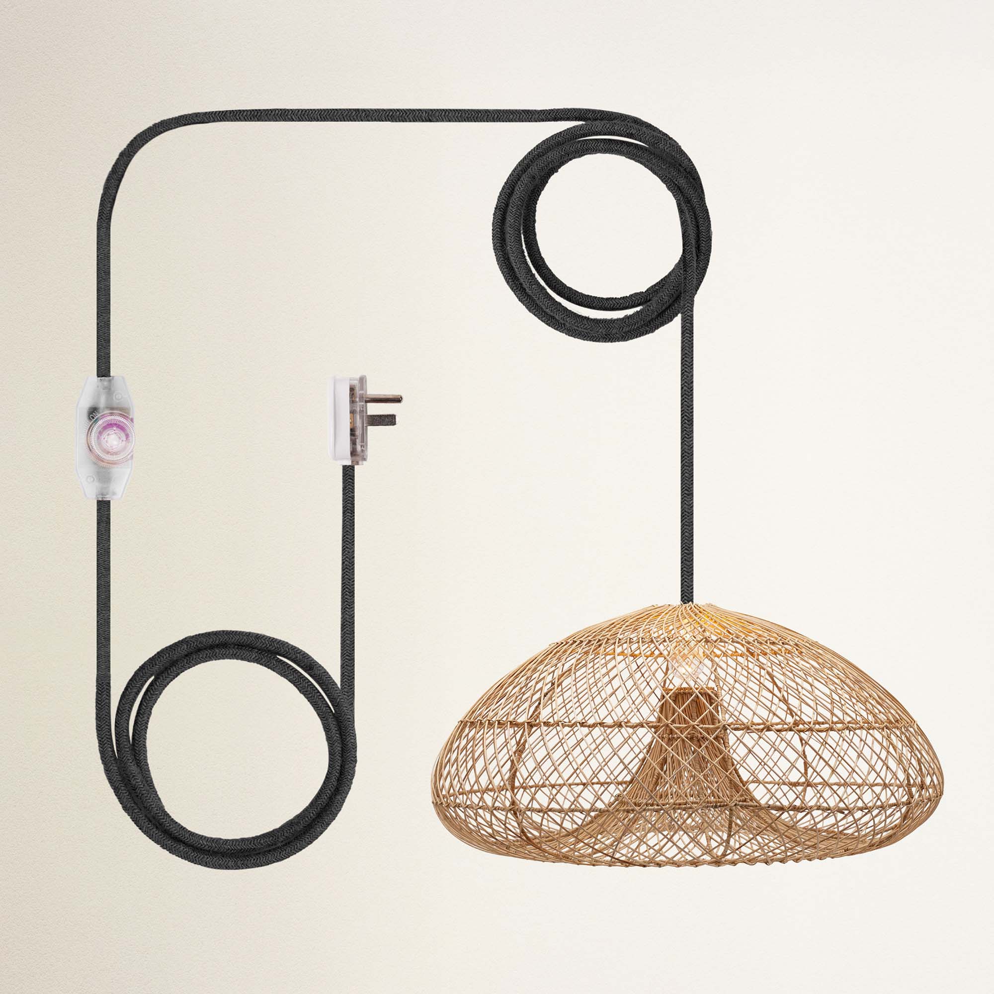 Abyssal Rattan Pendant Light