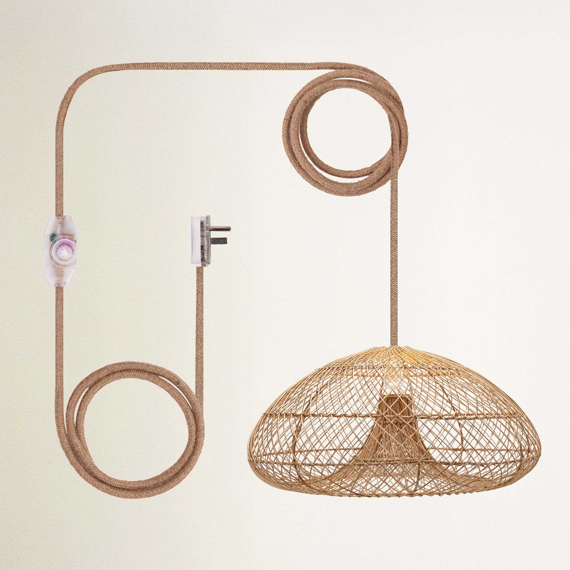 Abyssal Rattan Pendant Light