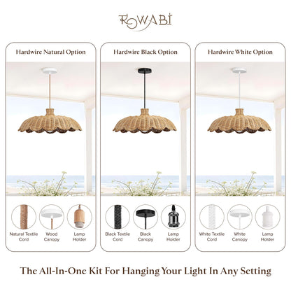 Outdoor Aurelia Rattan Pendant Light