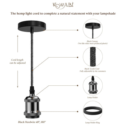 Outdoor Hanging Light Cord Kit