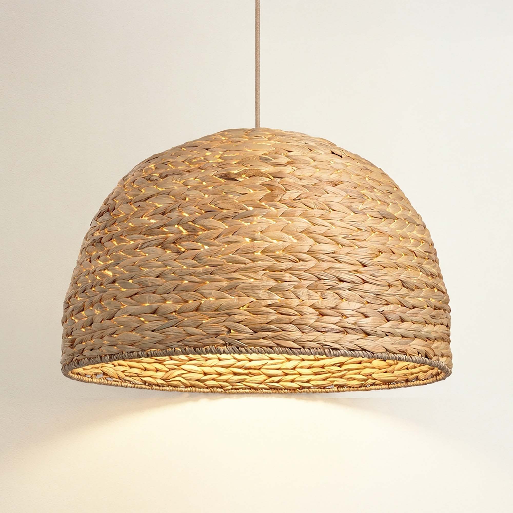 cover althea woven pendant light, on