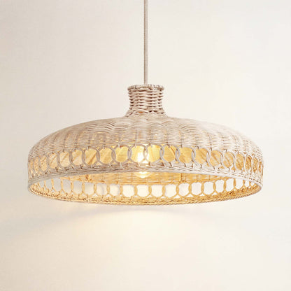 Verona Rattan Pendant Light