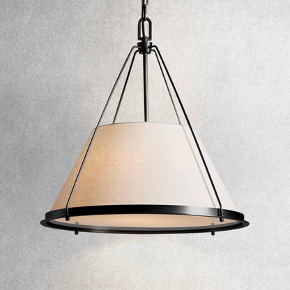 Scintilla Black Fabric Pendant Light