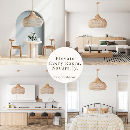 kloe rattan pendant light concepts