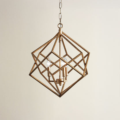 linea brass pendant light