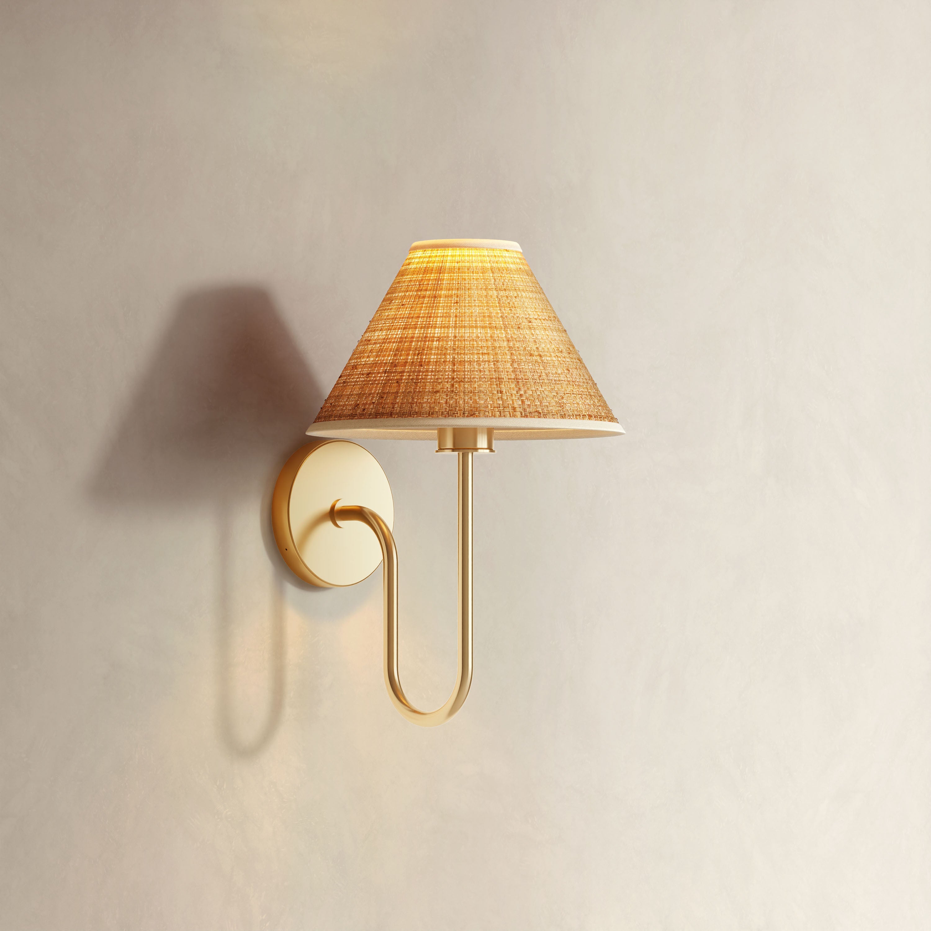 Lyra Clamp Cone Wall Light Sconce