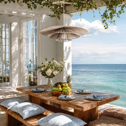 Outdoor Sammie Tier Rattan Pendant Light