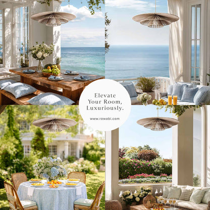 Outdoor Sammie Tier Rattan Pendant Light