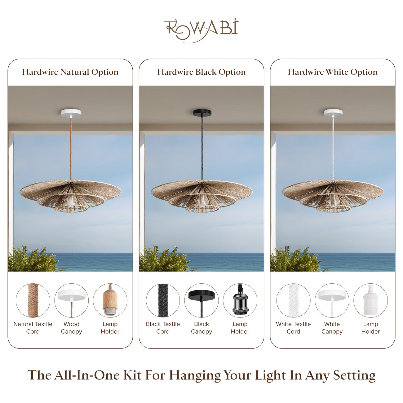Outdoor Sammie Tier Rattan Pendant Light