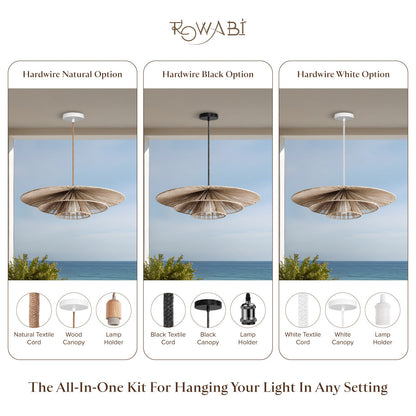 Outdoor Sammie Tier Rattan Pendant Light