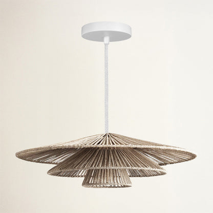 Outdoor Sammie Tier Rattan Pendant Light