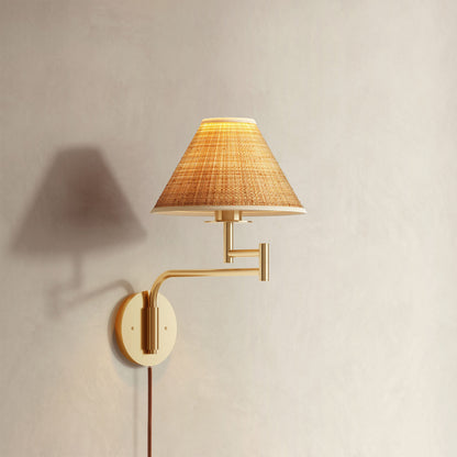 Rowabi Naia Rattan Sconce