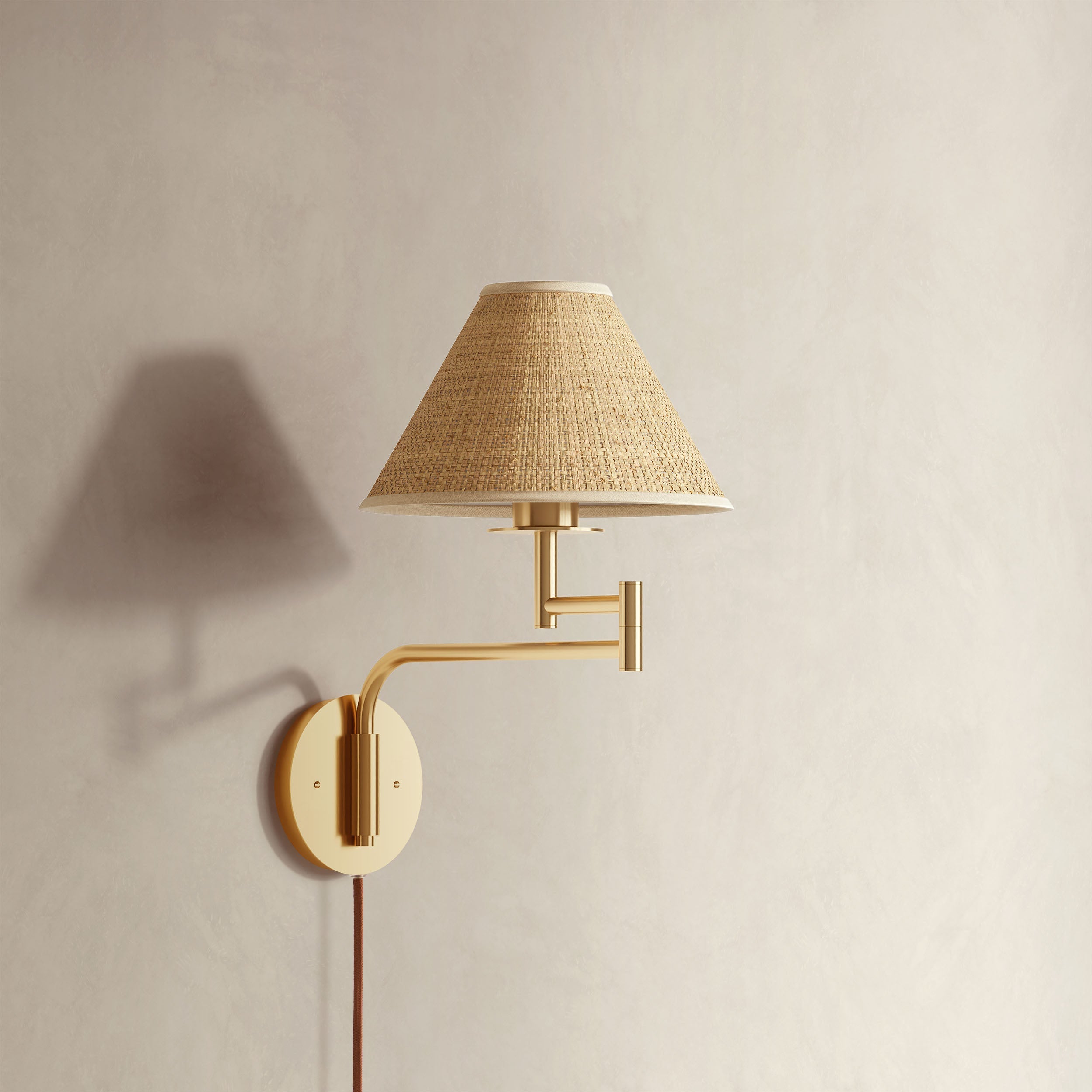 Rowabi Naia Rattan Sconce