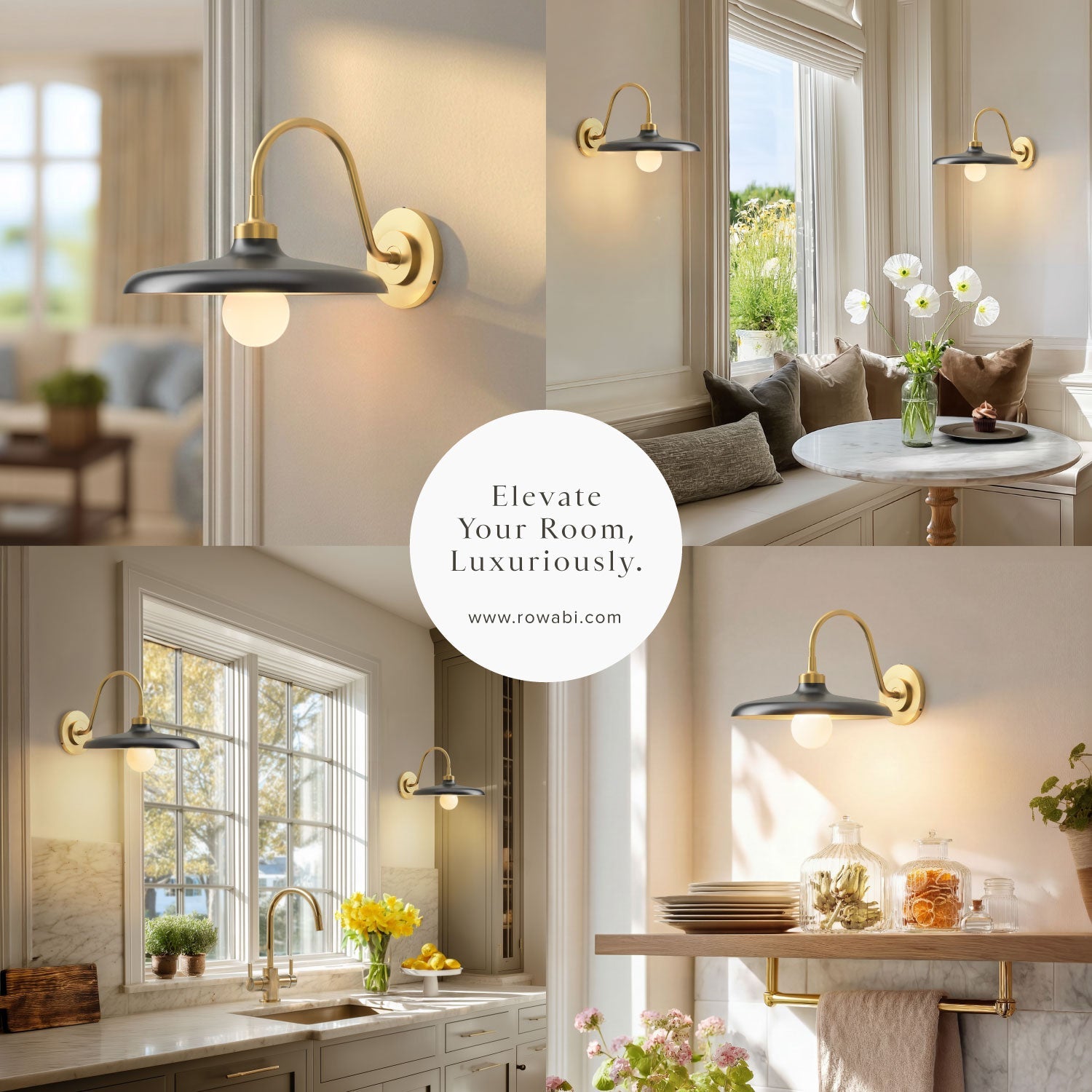 Rowabi Arcoris Metal Sconce