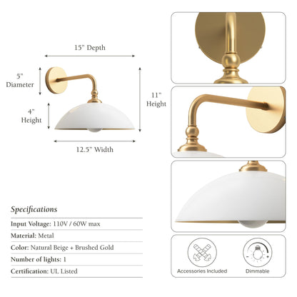 Cuenco Dome Sconce