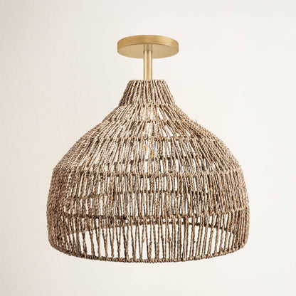 rowabi dreamy flush mount brass gold with gold fixture