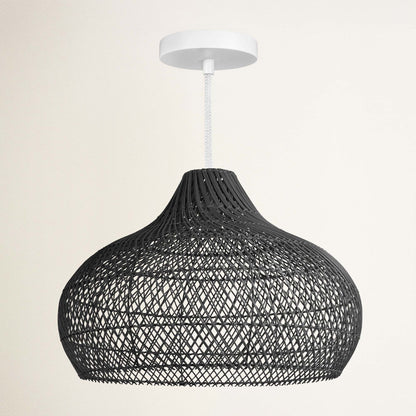 rowabi latigo hardwired white and black woven design