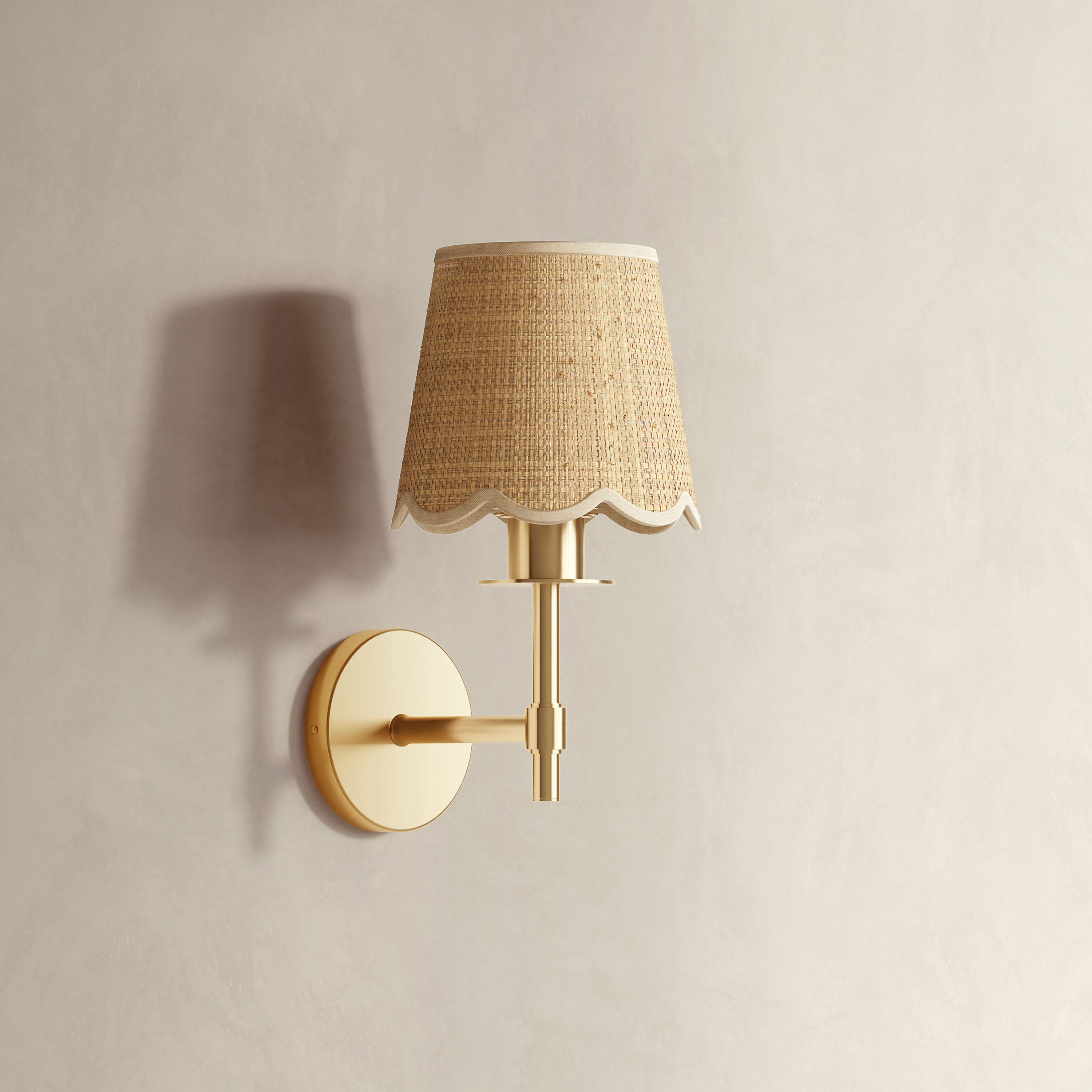 Solenne Clamp Curve Arm Sconce